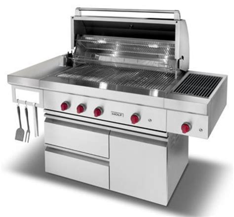 Wolf Appliance Inc 42 Inch Outdoor Gas Grill With Side