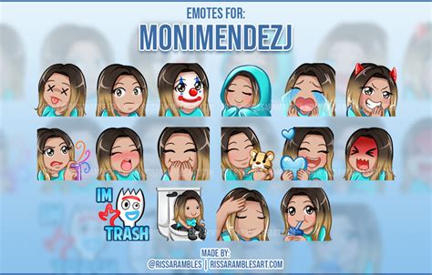 As channel emotes and emote bundles are unique to each streamer for many they can be an unexpected up front cost. custom-twitch-emotes-anime-girl-monimendezj | Rissa ...