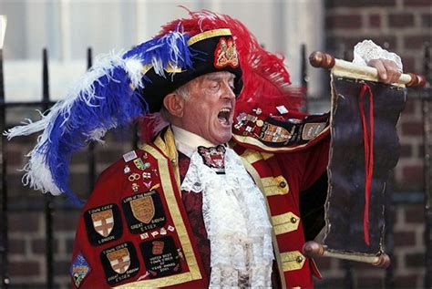 Englands Newly Famous Town Crier Is Available For Barbat Mitzvahs