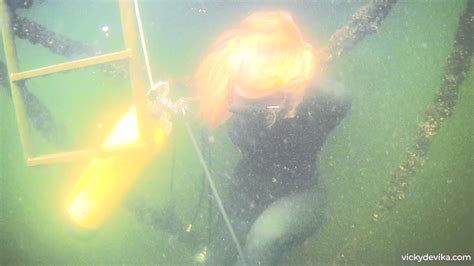 Peril In Scuba By Vicky Devika Rubber Frogwoman Tied Up Underwater Frogwoman Org