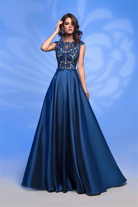 Вечернее платье для гостьи на свадьбе Nora Naviano 51564 Navy Купить