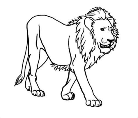 You can edit any of drawings via our online image editor before downloading. Lion Drawing Template - 15+ Free PDF Documents Download ...
