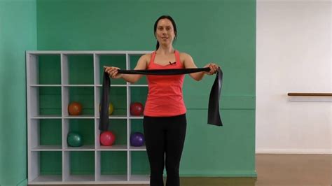 12 Minute Theraband Shoulder And Back Strength Workout Strength Workout