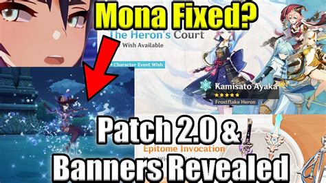 Mona Sprint Finally Fixed New Ayaka And Weapon Banner Inazuma Patch