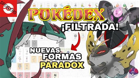 TODA la POKÉDEX de PALDEA FILTRADA y ACTUALIZADA Pokémon