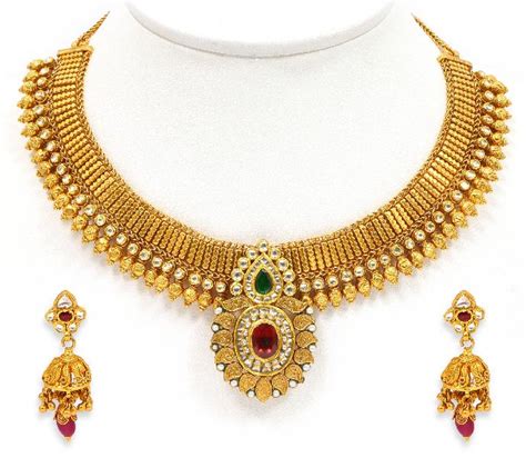 Gold Necklace Set Gouri Dewan Inc Delhi Delhi