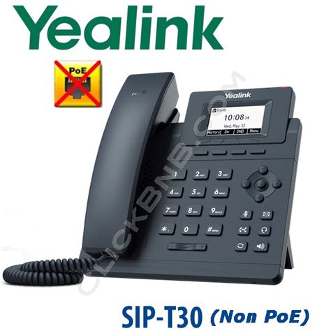 Jual Yealink Sip T30 Entry Level Ip Phone Non Poe Di Lapak Clickbnb