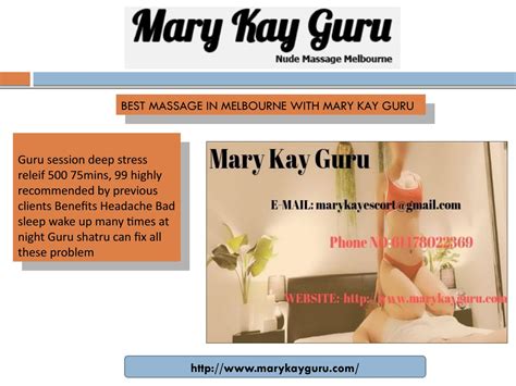 Best Massage In Melbourne With Mary Kay Guru By Mary Kay Guru Issuu