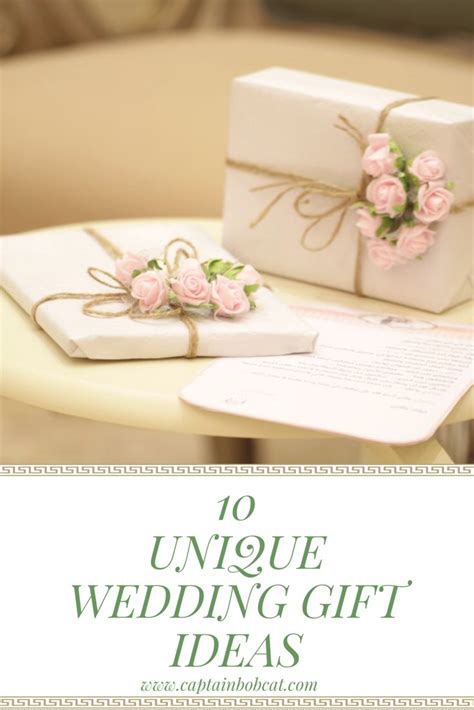 A unique wedding gift lets the couple know you put a lot of thought into their gift selection. 10 Unique Wedding Gift Ideas