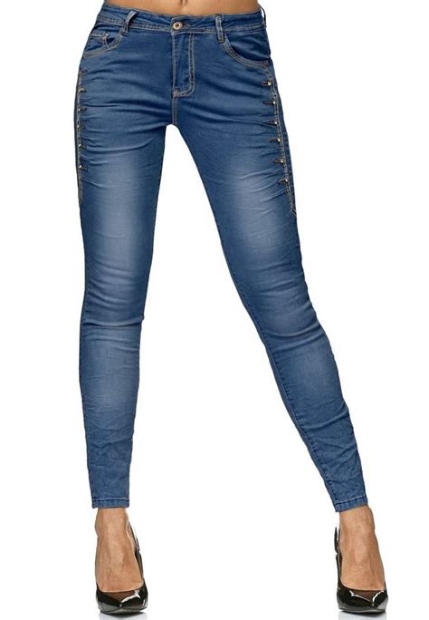 Egomaxx Skinny Fit Jeans 2561 Damen Skinny Jeans Adrey Online Kaufen Otto