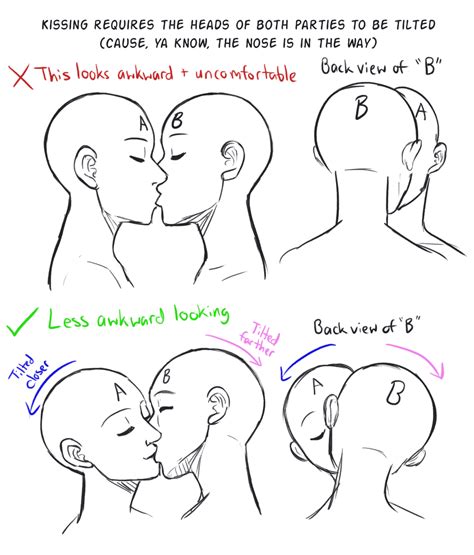Art Tutorials And References Kissing Drawing Art Reference Drawing
