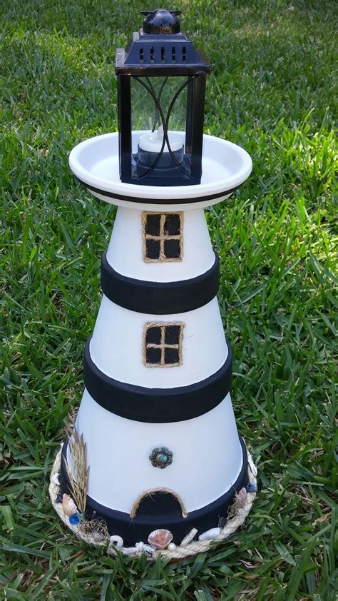 L A Potpourri Claypot Lighthouse Clay Pot Crafts