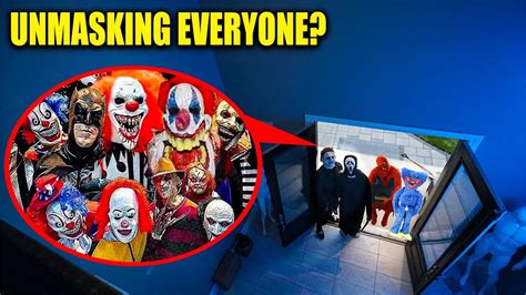 UNMASKING EVERY CLOWN, MONSTER AND DEMON WE'VE EVER FOUGHT!! (SCARIEST