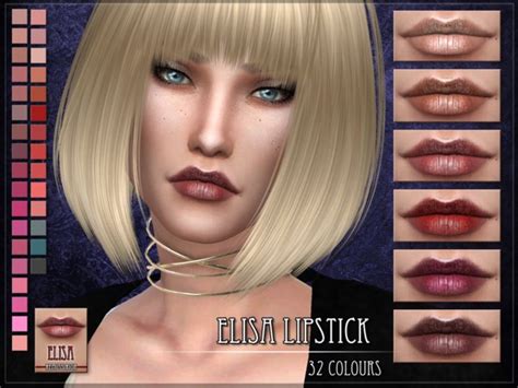 Elisa Lipstick By Remussirion At Tsr Sims 4 Updates