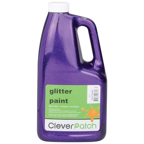 Cleverpatch Glitter Paint Fairy Purple 2 Litre Glitter Paint