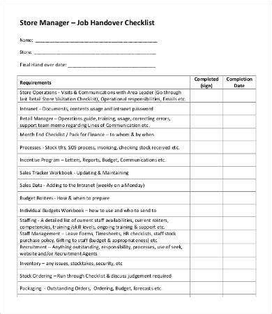 Learn more about the handover 4. handover document template resigning employee - Minak