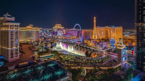Aerial View Of Las Vegas Nevada