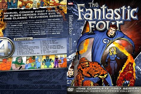 Fantastic Four Complete Animated Series Dvd Set Etsy
