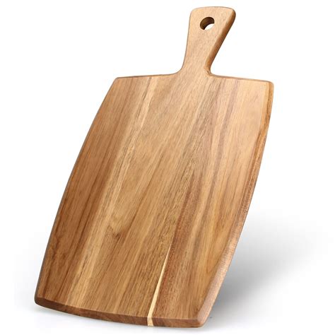Best Acacia Wood Cutting Board With Handle Wooden Charcuterie Board