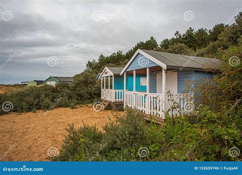 Beach Huts At Old Hunstanton Stock Photo Image Of Beauty Britain