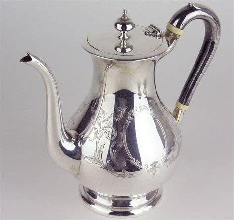 Tea Set Birks Regency Silverplate Teapot Coffee Pot Creamer Sugar Bowl