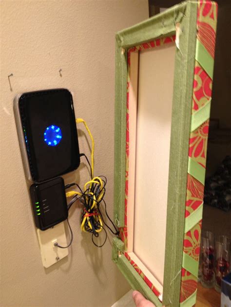 Hide That Ugly Modem And Router Crafty Mom Hide Router Cable
