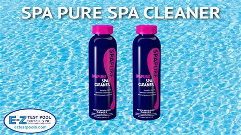 Spa Pure Spa Cleaner Youtube