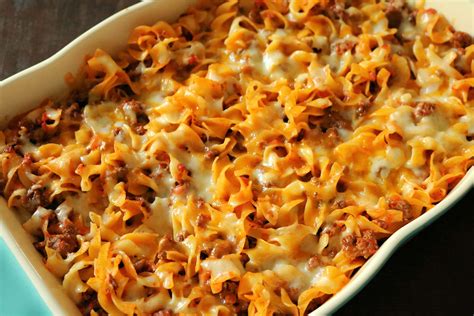Cheesy Ground Beef Noodle Casserole Kindly Unspoken