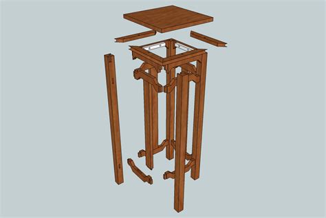 Wood Work Wood Plant Stand Plans Easy Diy Woodworking Projects Step