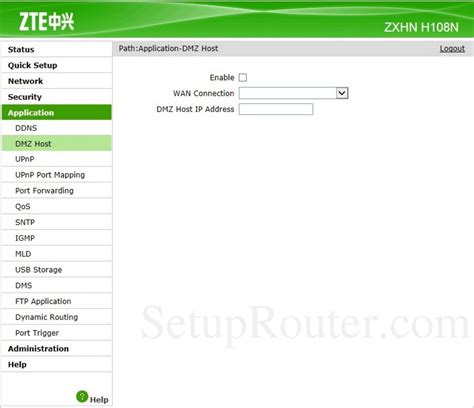 Namun sebenarnya router dari indihome ini selalu menggunakan default password zte f609 yang mudah untuk ditebak. ZTE ZXHN H108N Screenshot DMZHost