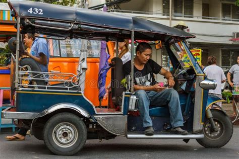 A Tuk Tuk Driver In Chiang Mai Thailand Editorial Stock Image Image