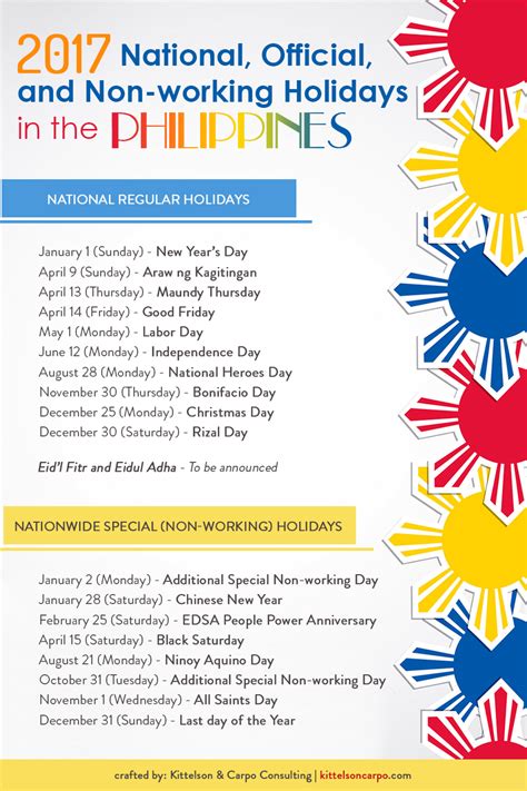 At national today, we love celebrating 111 june holidays. 2017 Official, Non-working Holidays in the Philippines