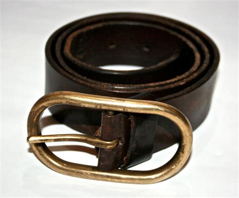 Vintage Banana Republic Mens Leather Belt Made By Vintagemensgoods 35