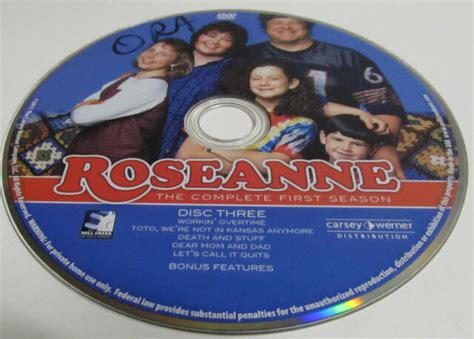 Roseanne Season 1 Dvd Replacement Disc 3 Only Ebay