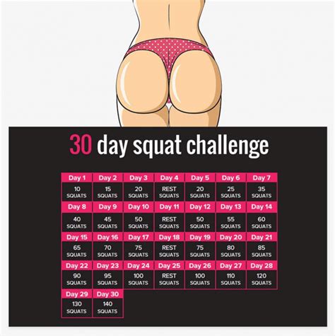 Join The Day Squat Challenge Fit Body Sexy Butt Workout Yeah We Train Workouts
