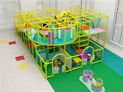 2 Level Generic Indoor Playground And Play Structure For Toddlers