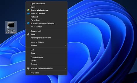 How To Set Up Windows Image Repair Scan Shortcuts In Windows 11