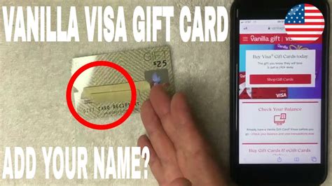 Maybe you would like to learn more about one of these? How To Add Name To Vanilla Visa Gift Debit Card Account 🔴 - YouTube