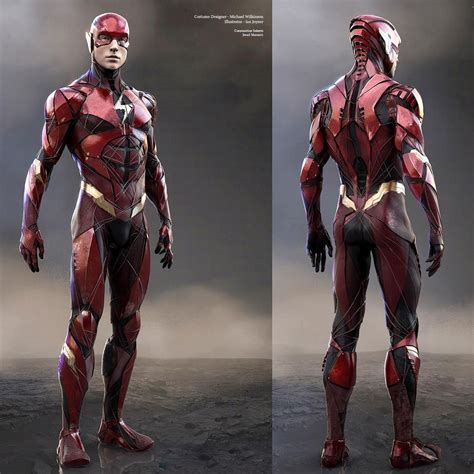 Other The Flash Suit Jl Concept Art By Ian Joyner Rdccinematic