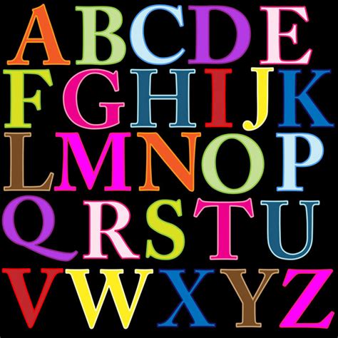 13 different alphabet letters in 1 printable chart. Free Printable Alphabet Cliparts, Download Free Clip Art ...