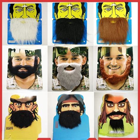 2023 Mustache Self Adhesive False Beard Gluing Adhesive Beards Party For Christmas Party