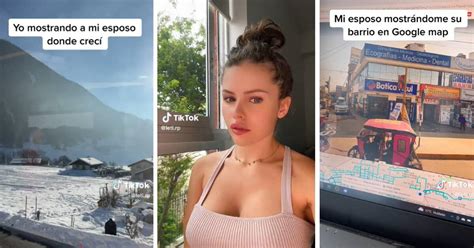 Tiktok Viral Joven Suiza Le Muestra A Su Esposo Peruano Dónde Creció Y él Le Enseña Cómo Es Su