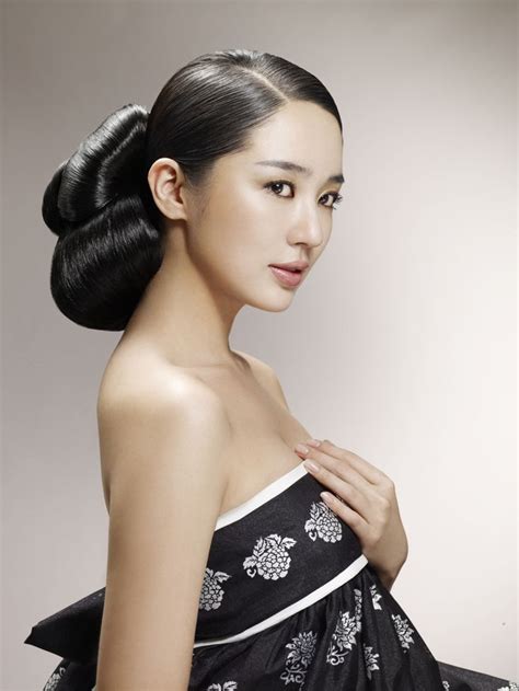 Traditional Korean Hairdo Yoon Eun Hye Big Bun Hair Beauty