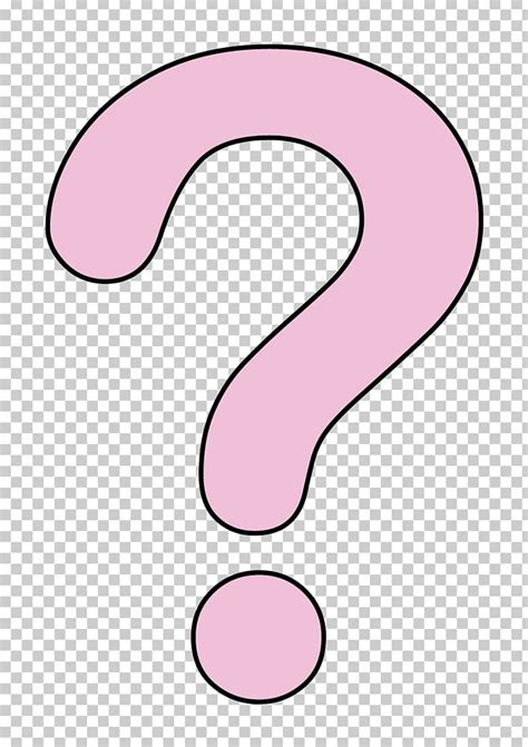 Pink Question Mark Clipart Black