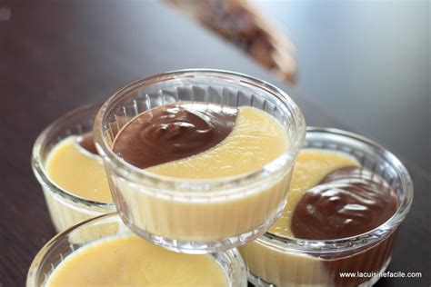 Duo De Crème Dessert Onctueuse Chocolat Et Vanille Façon Danette La