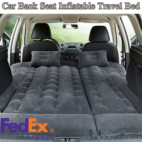 Universal Flocking Cloth Car Suv Back Seat Inflatable Travel Bed Air Mattress Afflink Suv