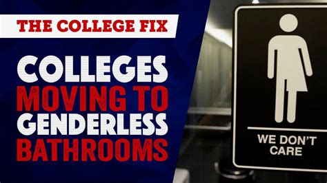 colleges moving to genderless bathrooms campus roundup ep 40 youtube