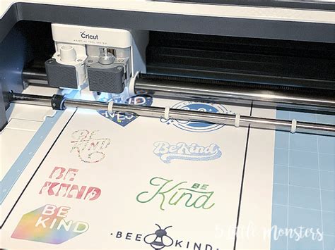 5 Little Monsters: How to Make Stickers with Cricut's New Offset Feature