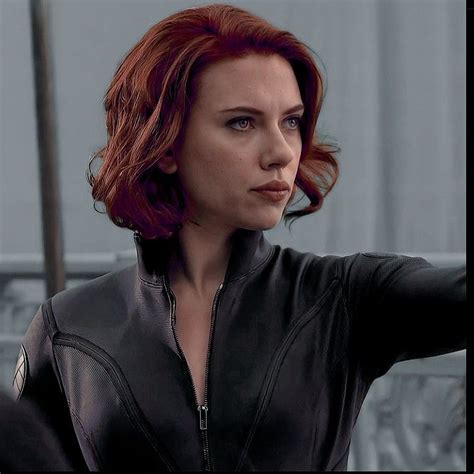 Scarlett Johansson Behind The Scenes Of The Avengers Icon Black Widow