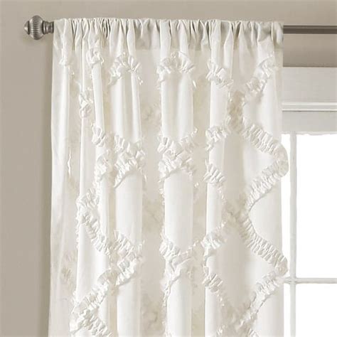 25 Best Collection Of Ruffle Diamond Curtain Panel Pairs Curtain Ideas